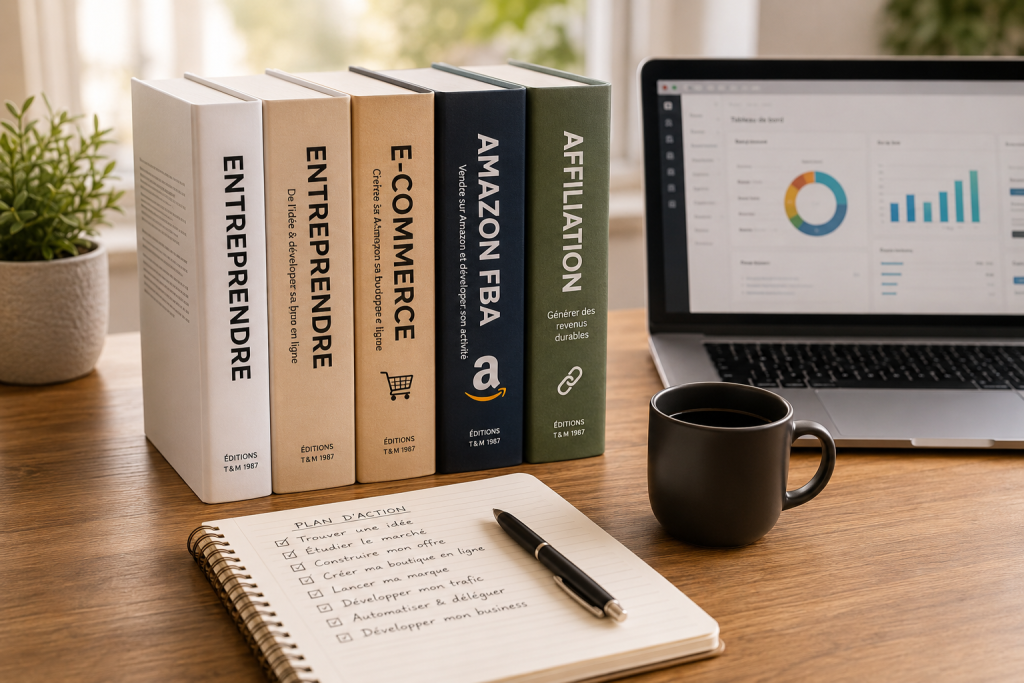 Livres et guides sur l’entrepreneuriat, l’e-commerce et Amazon FBA