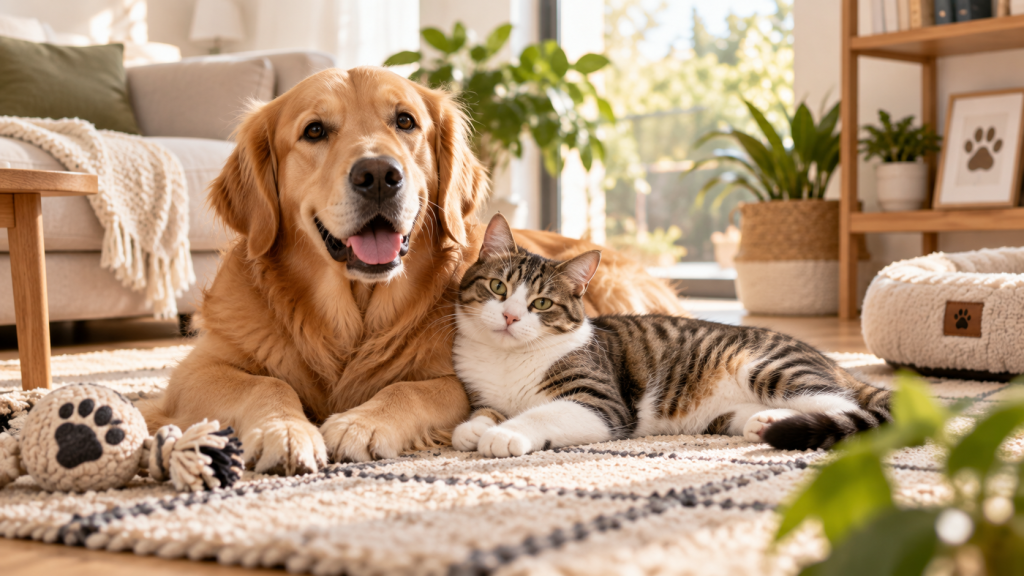 Chiens et chats parmi nos univers éditoriaux