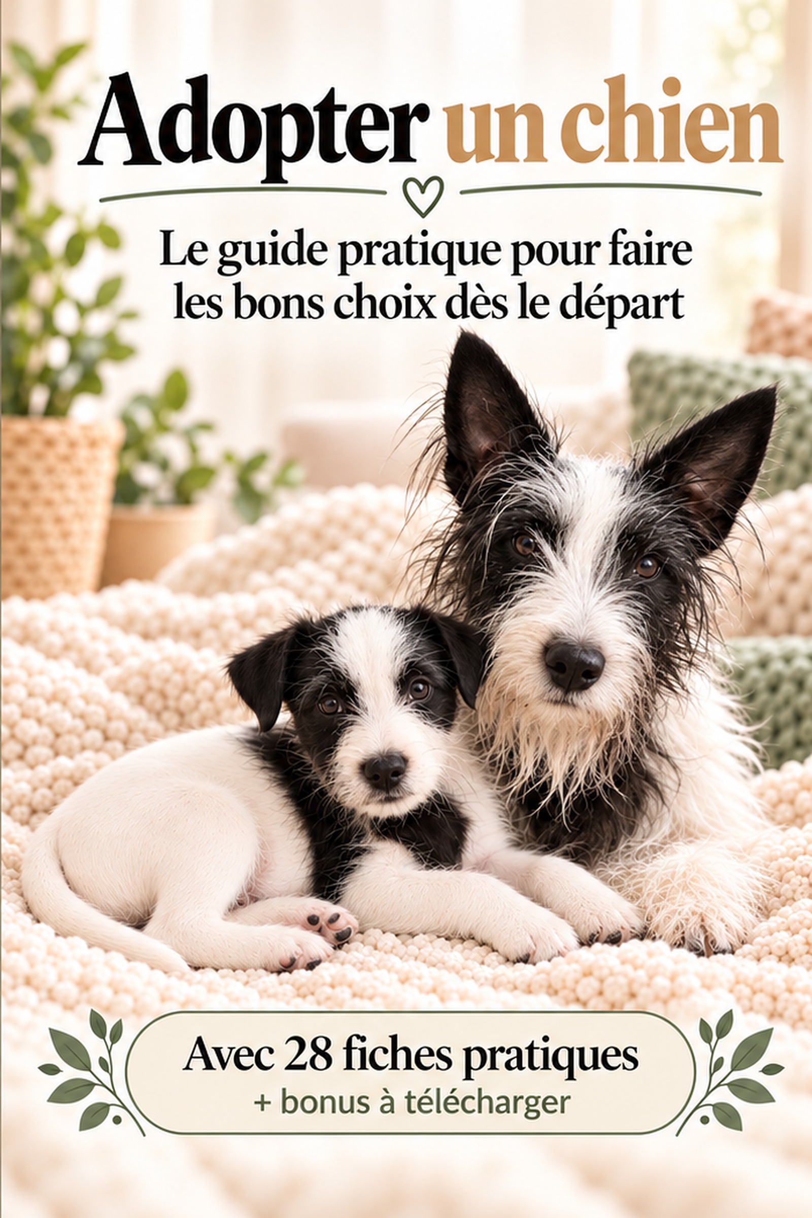Couverture du livre Adopter un chien : le guide pratique pour faire les bons choix dès le départ, de Pierre Cinquin, Éditions T&M 1987